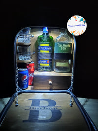 Customizable Whiskey Cabinet with Drawer