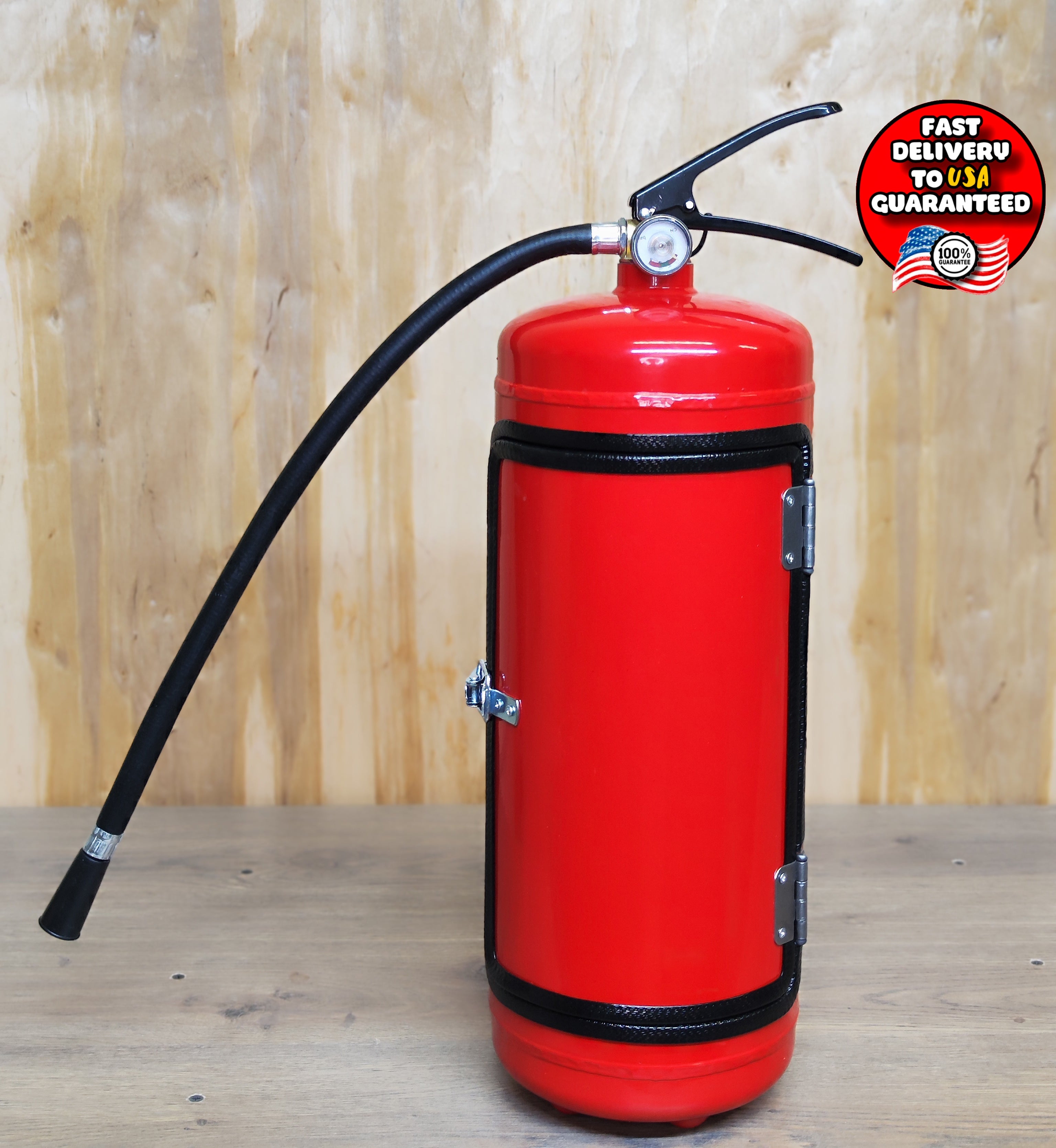 Custom Firefighter's Fire Extinguisher Mini Bar