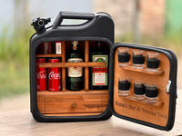 Industrial Chic Personalized Alcohol and Cigar Jerry Can Mini Bar