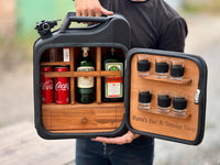 Personalized Whiskey Lover's Jerry Can Mini Bar