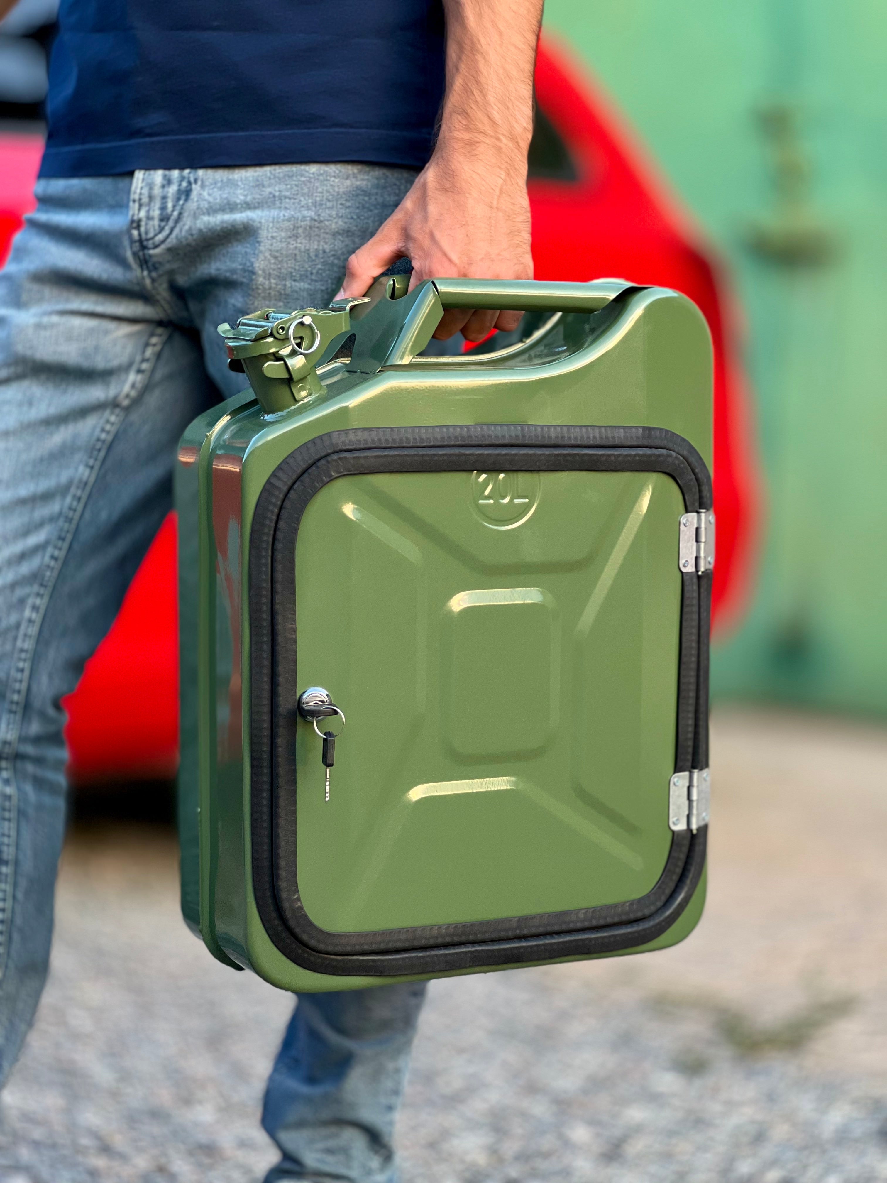 Customizable Liquor and Smoke Jerry Can Mini Bar