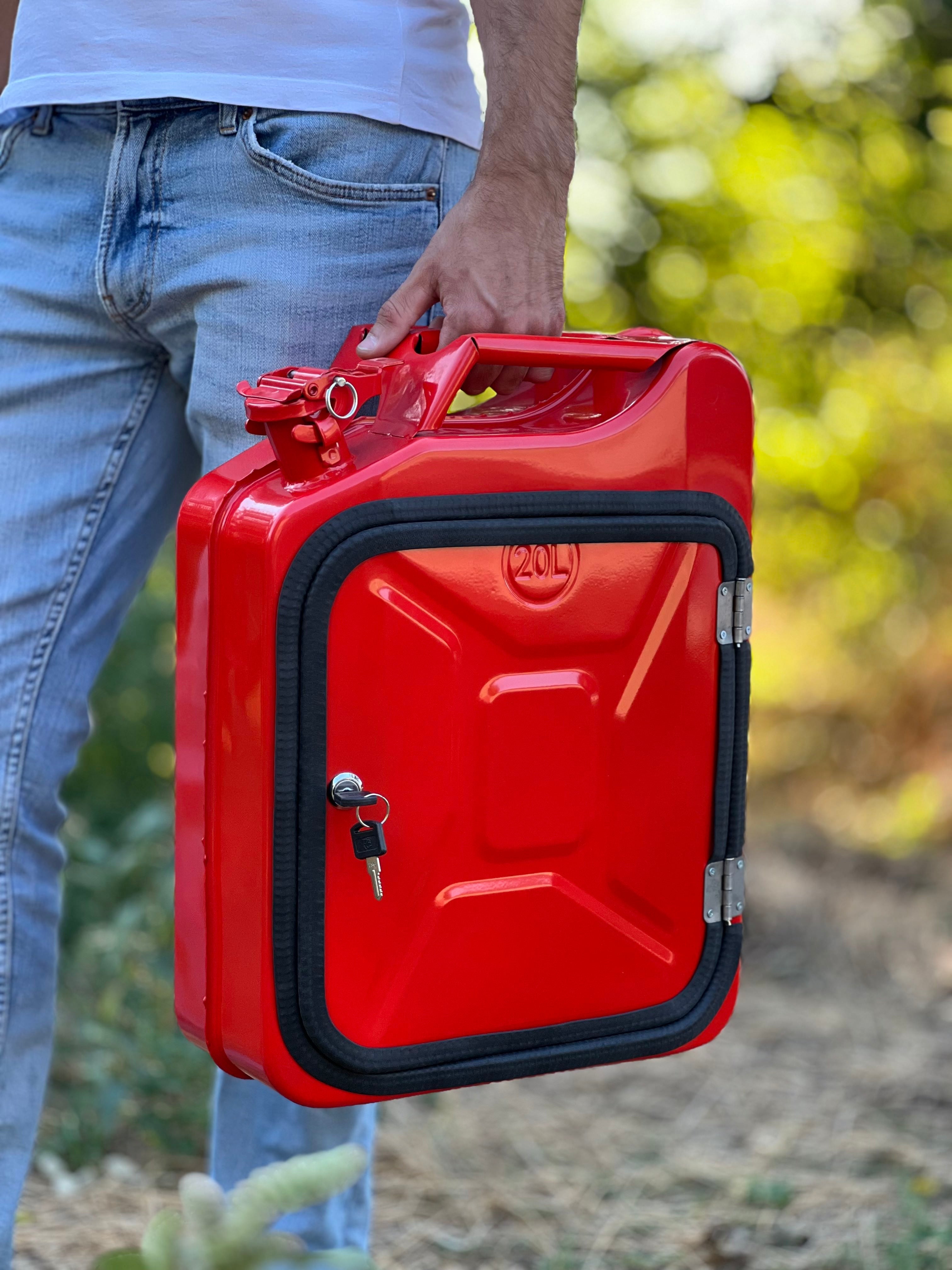 Custom Alcohol and Cigar Jerry Can Mini Bar