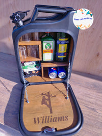 Customizable Liquor and Beverage Jerry Can Mini Bar