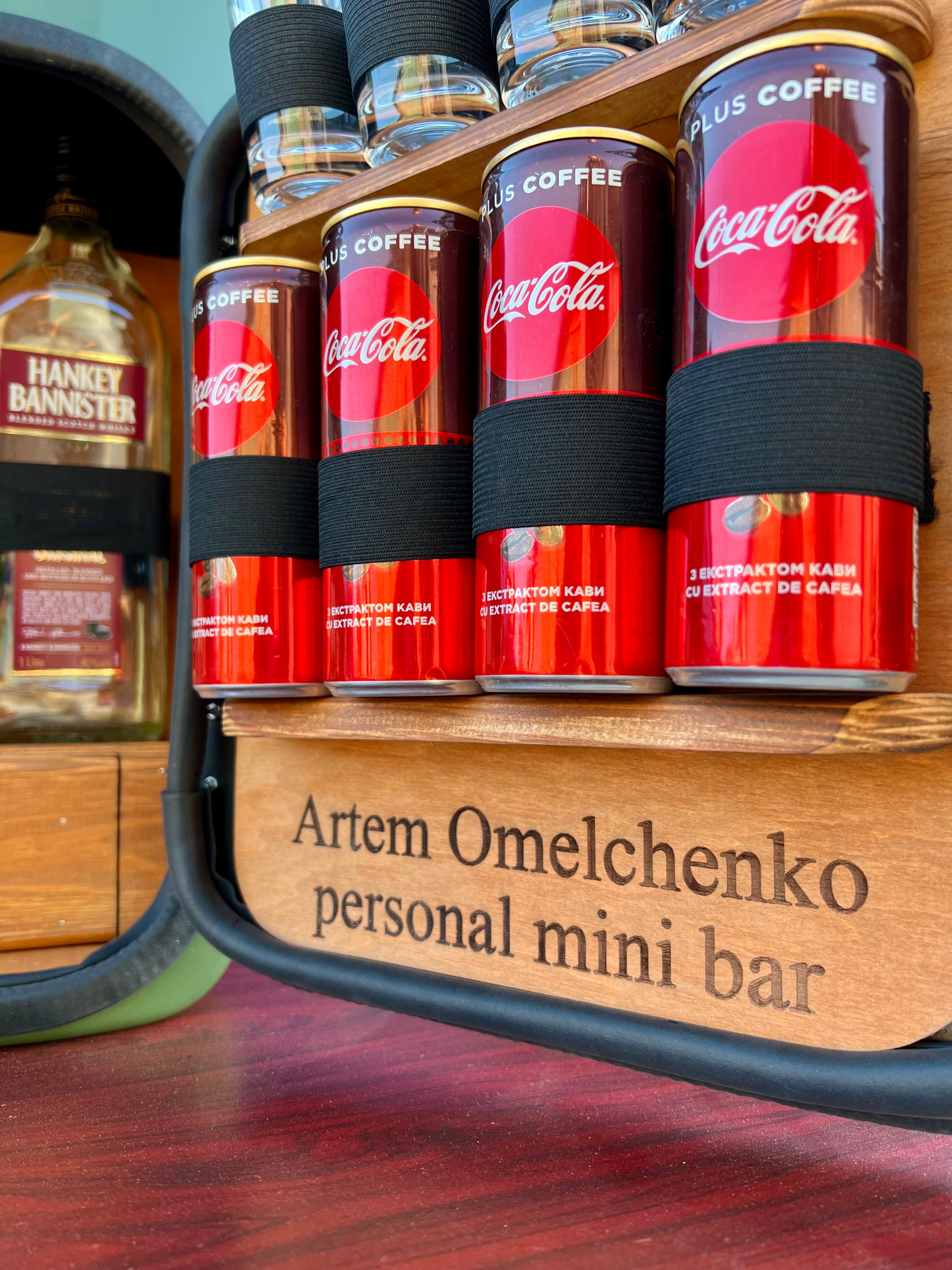 Whiskey Enthusiast's Personalized Jerry Can Mini Bar