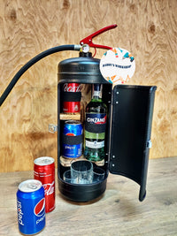 Custom Firefighter's Fire Extinguisher Mini Bar